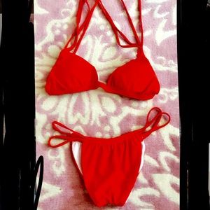 Red bikini